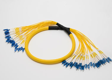Lc Upc Lc Upcのパッチ・コード、黄色いSMのパッチ・コード2.0mm 24本の中心の枝